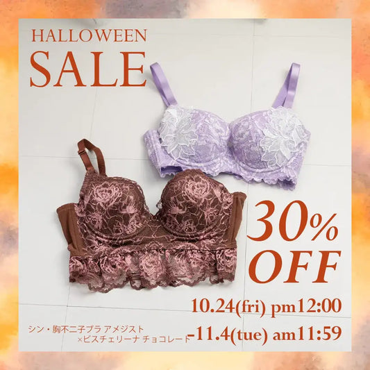 限定ハロウィンセール-2本特別セット【アウトレット】限定デザイン ビスチェリーナ&シン・胸不二子ブラ チョコレート&アメジスト【 C65 - K90 】