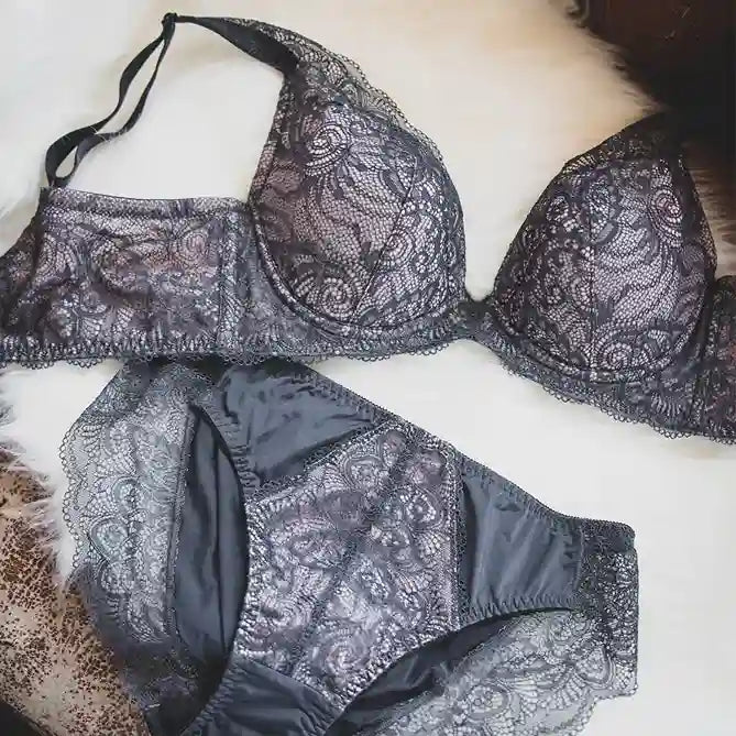 限定ハロウィンセール【アウトレット】ブラッピング ブラジャー チャコールグレー【 B65 - H90 】