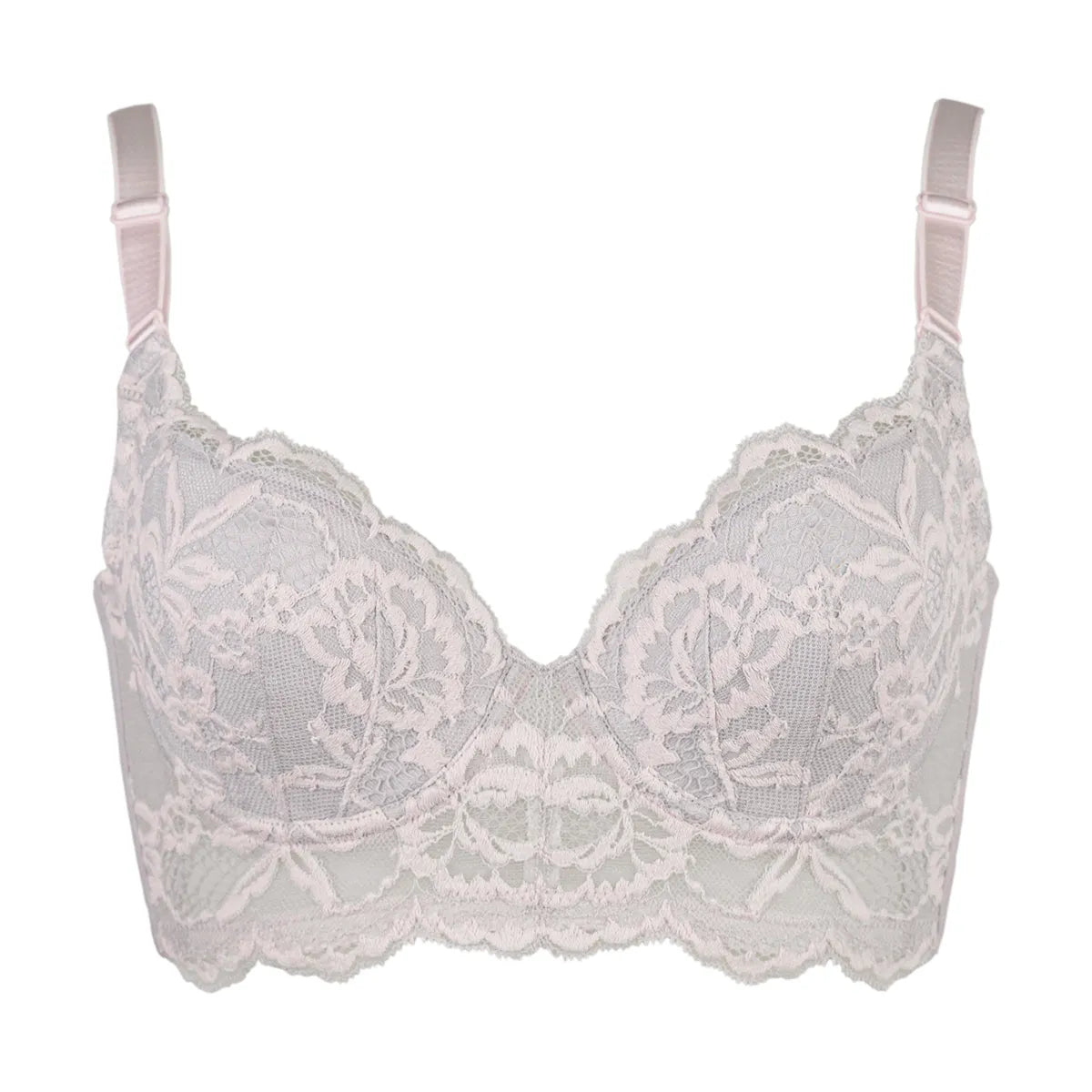 【アウトレット】ビスチェリーナ ブラジャー グレー【C65 - K90 】