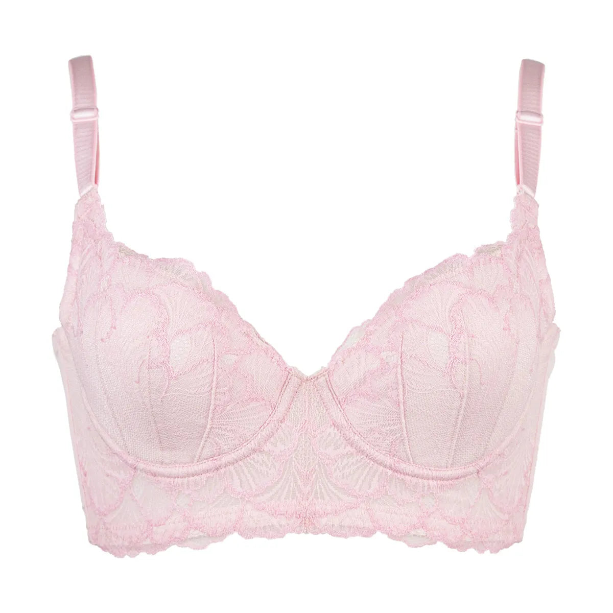 【限定ハロウィンセール】ビスチェリーナ ブラジャー2本セット ピンク&ミスティアクア【 C65 - K90 】