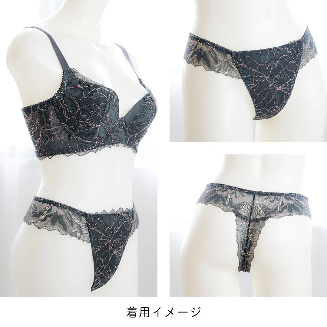 元祖脇肉キャッチャー Tバックショーツ グレー【 M - L 】