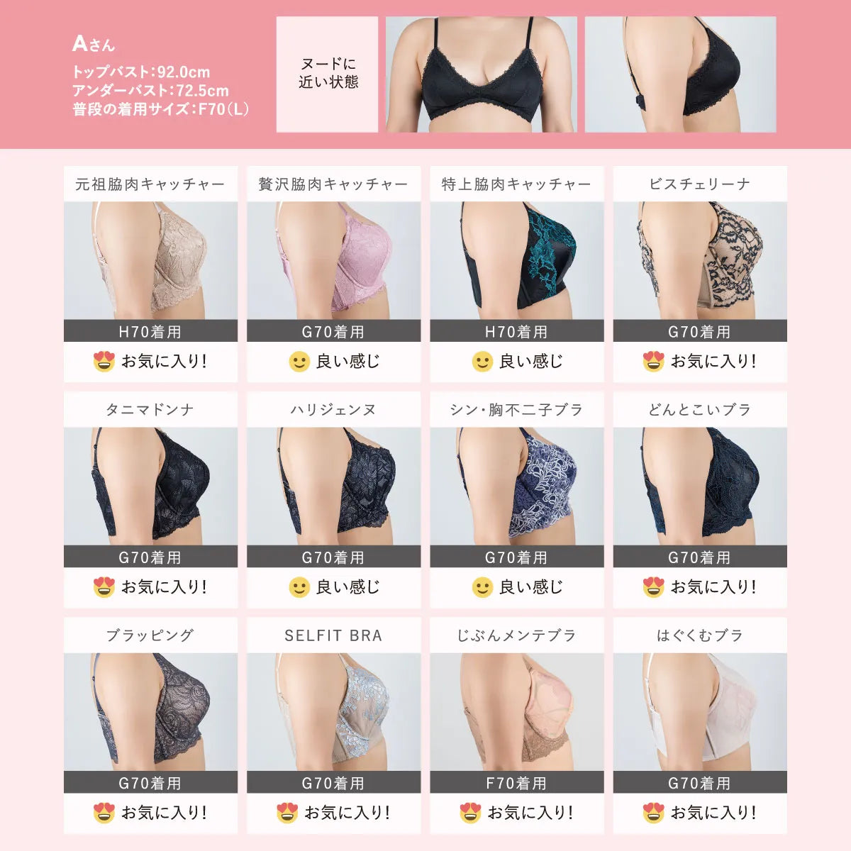 【アウトレット】はぐくむブラ ブラジャー ピンクベージュ【 C65 - G80 】