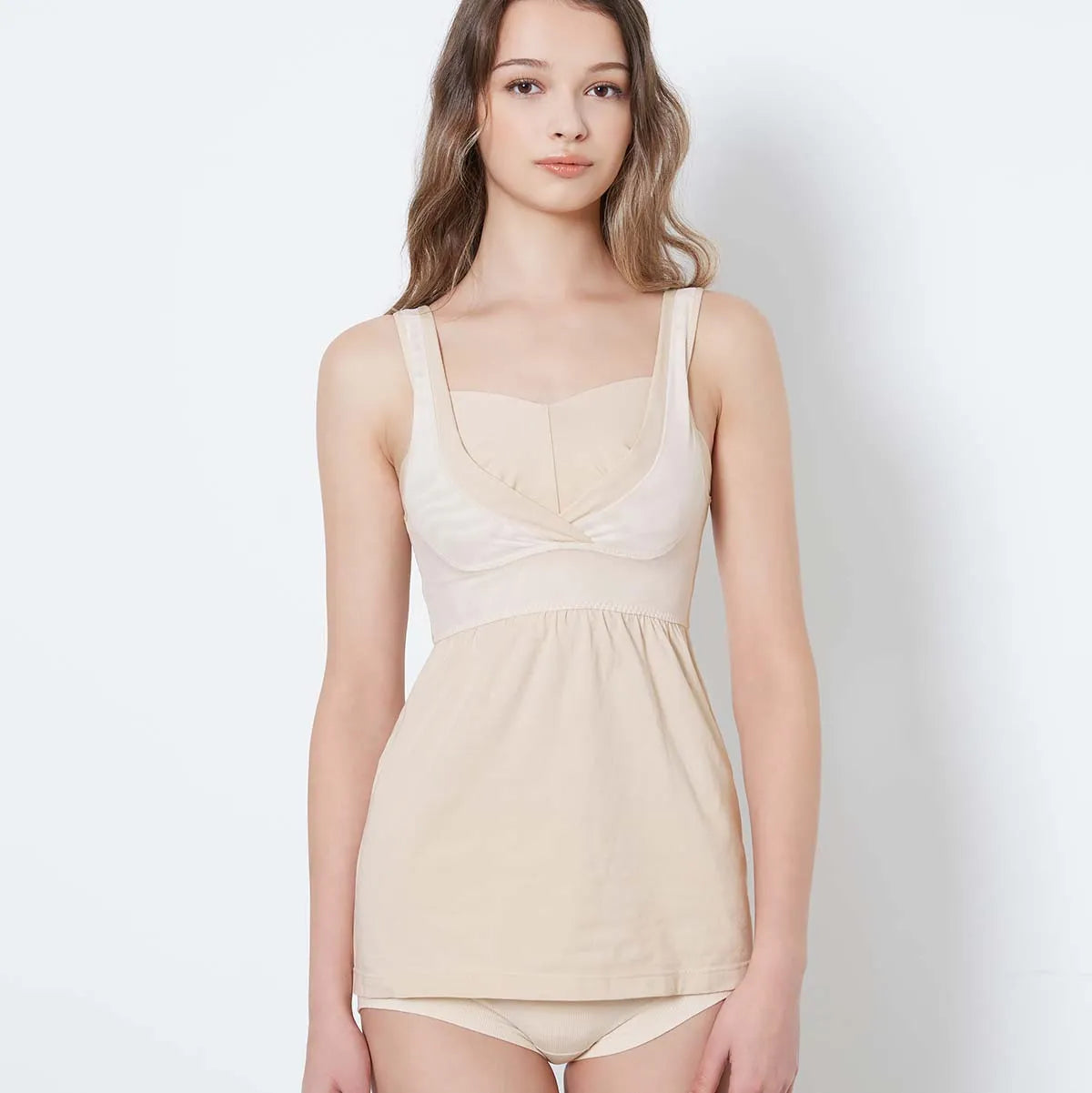 【新商品】夜寄るブラコットンインナー アイボリー【 B65 - M90 】