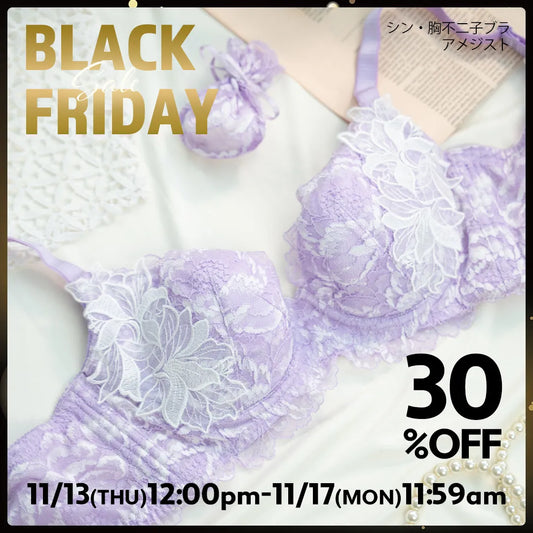 BLACK FRIDAY 【アウトレット】シン・胸不二子ブラ ブラジャー アメジスト【 C65 - K90 】