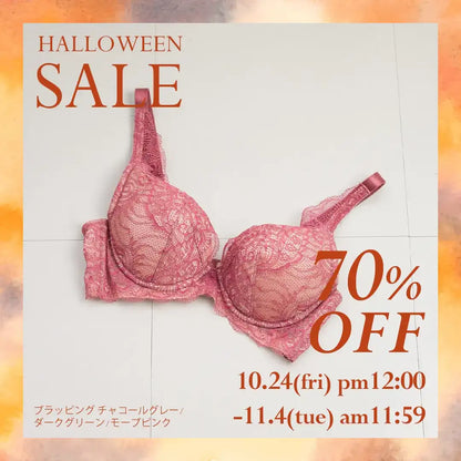 限定ハロウィンセール【アウトレット】ブラッピング ブラジャー モーブピンク【 B65 - H90 】