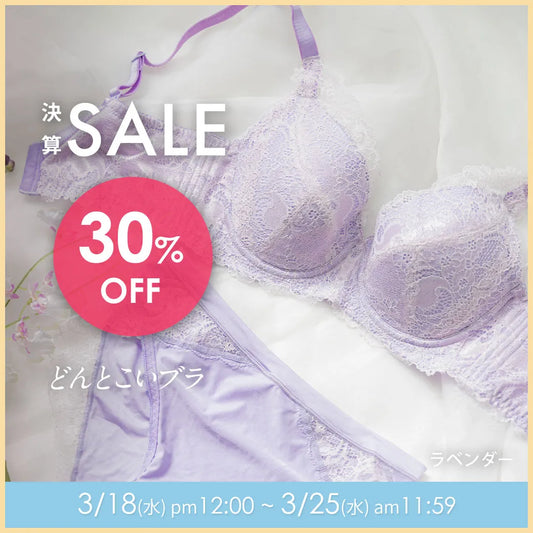 【タイムセール】【アウトレット】どんとこいブラ ブラジャー ラベンダー【 D65 - K90 】