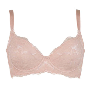 贅沢脇肉キャッチャー ブラジャー スモーキーピンク【 C65 - K90 】