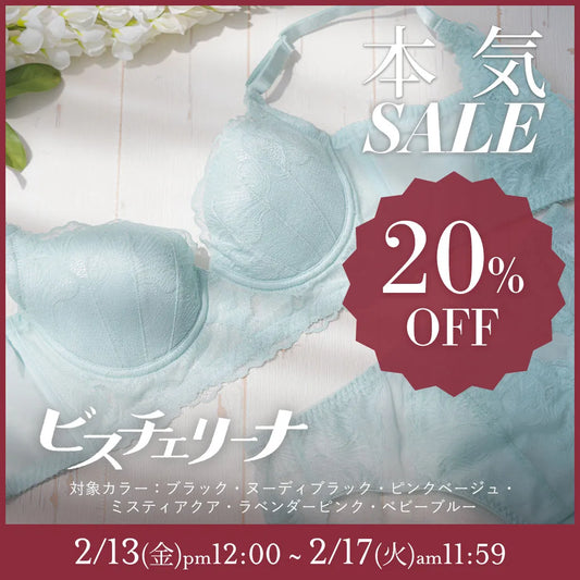 【タイムセール】 ビスチェリーナ ブラジャー ミスティアクア【 C65 - K90 】