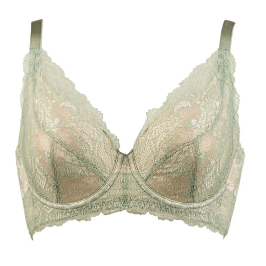 【新色】どんとこいブラ ブラジャー パールグリーン【 D65 - M90 】