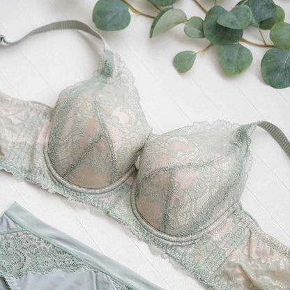 【新色】どんとこいブラ ブラジャー パールグリーン【 D65 - M90 】