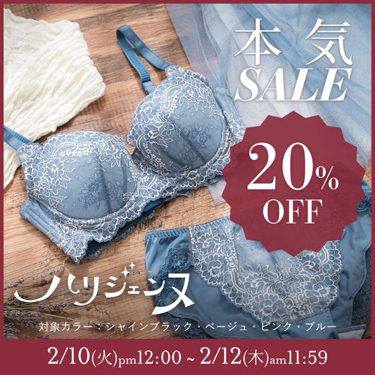 【タイムセール】ハリジェンヌ ブラジャー ブルー【 C65 - K90 】