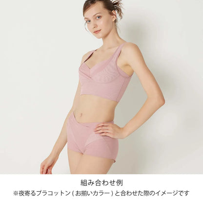 【新色】やわぴたコットンショーツ モーブ【 M - 3L 】