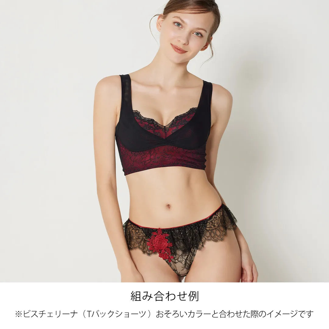 【新色】25AWホリデーコフレ 夜寄るブラ ナイトブラ ブラックガーネット【 B65 - M90 】