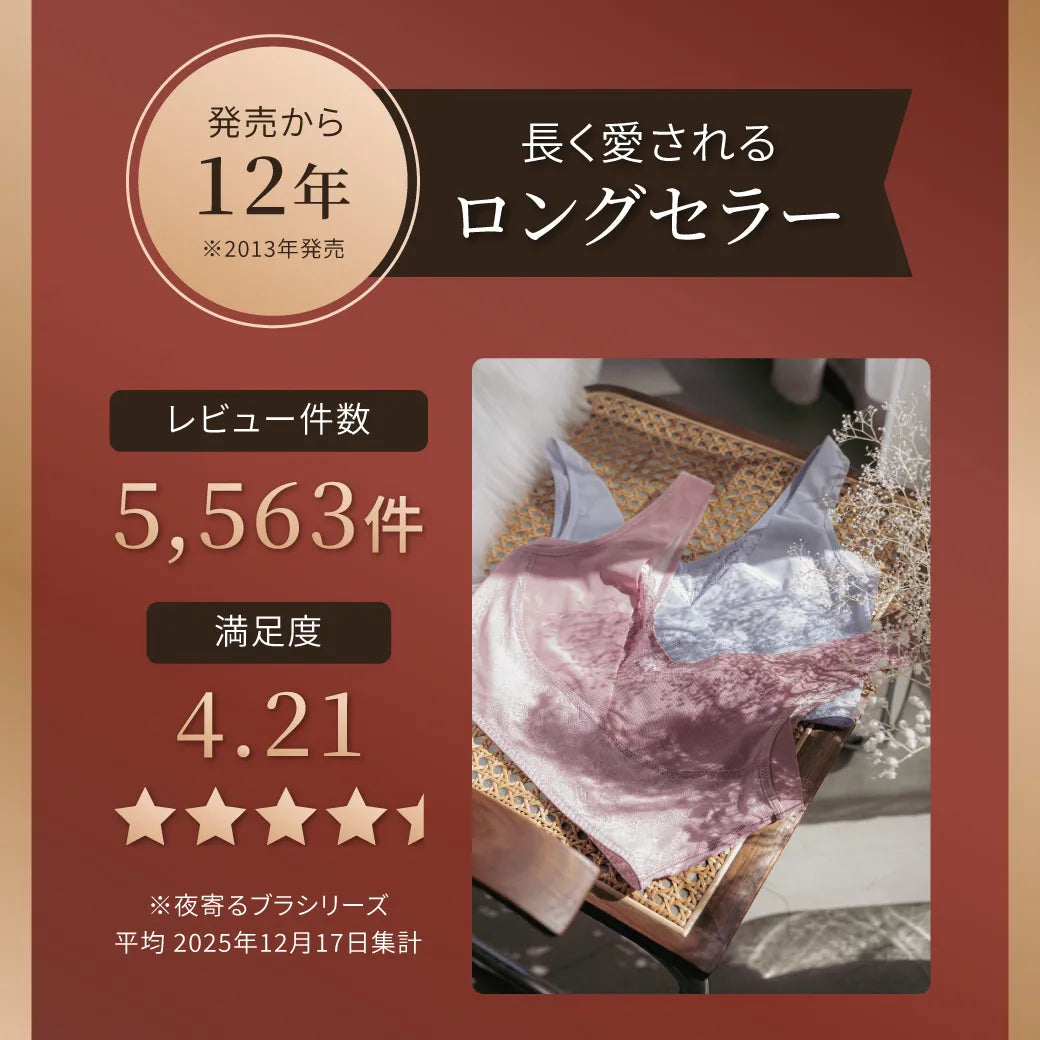 夜寄るブラ ナイトブラ ブラック【 B65 - M90 】