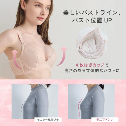 タニマドンナ 補整 ブラジャー ピンクベージュ【C65-H90】
