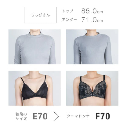 タニマドンナ 補整 ブラジャー ピンクベージュ【C65-H90】