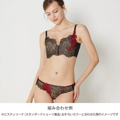 【新色】25AWホリデーコフレ  ビスチェリーナ ブラジャー ブラックガーネット【 C65 - K90 】