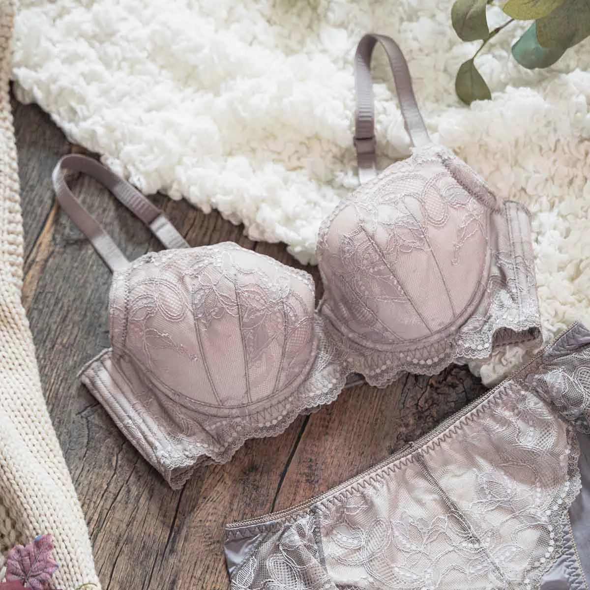 【新色】ずっともっとブラ ブラジャー パールグレー【 C65 - K90 】