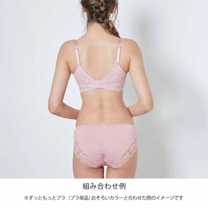 【新色】ずっともっとブラ スタンダードショーツ アッシュピンク【 M - 3L 】