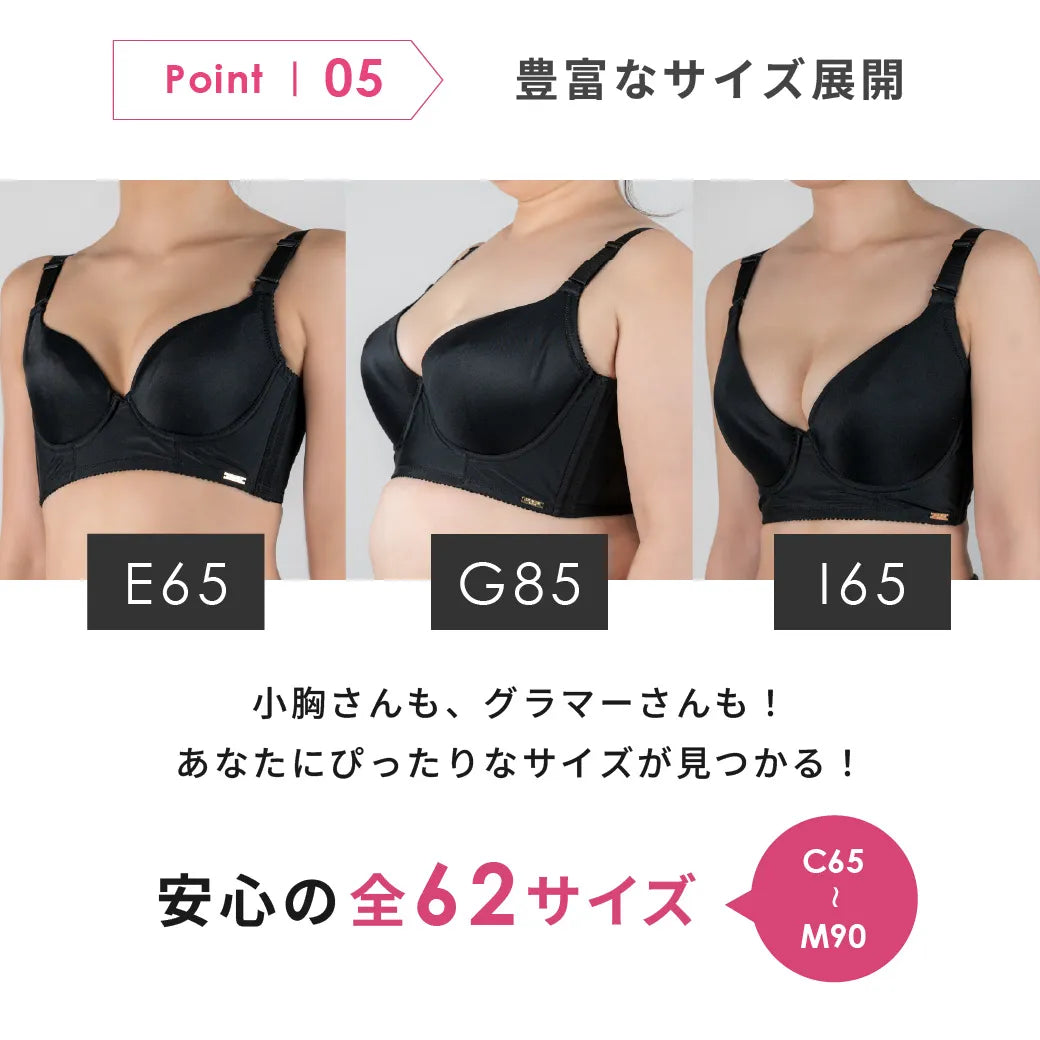 ビスチェリーナノンレース ブラジャー ブラック【C65 - M90 ビスチェリーナノンレース ブラジャー ブラック【C65 - M90