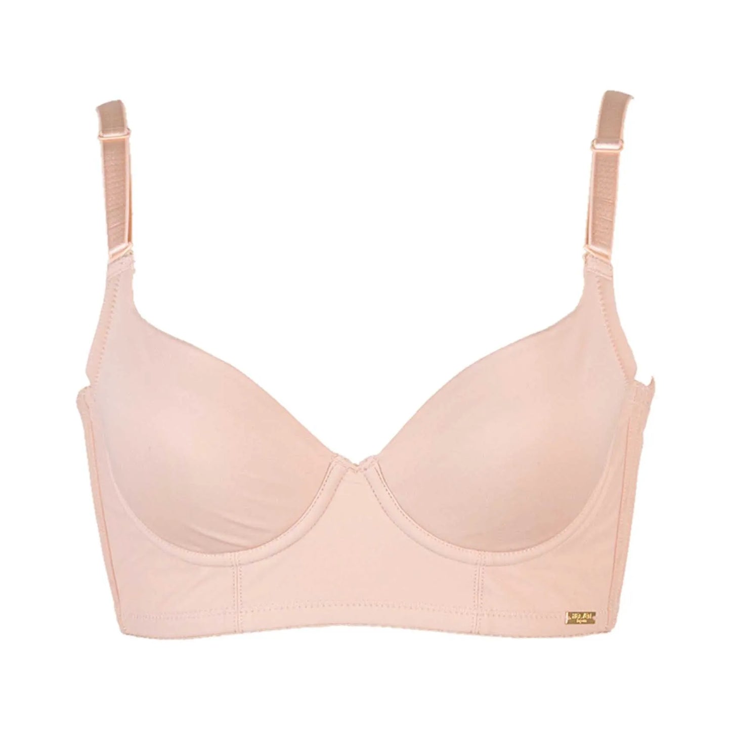 【新商品】ビスチェリーナノンレース ブラジャー ヌーディベージュ【C65 - M90 】