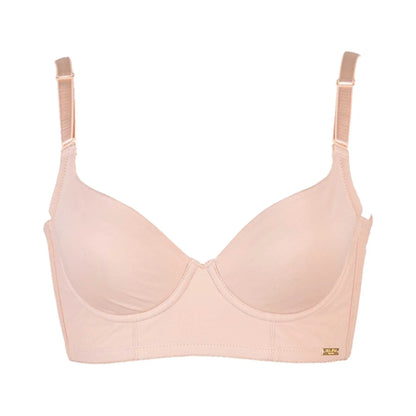 【新商品】ビスチェリーナノンレース ブラジャー ヌーディベージュ【C65 - M90 】