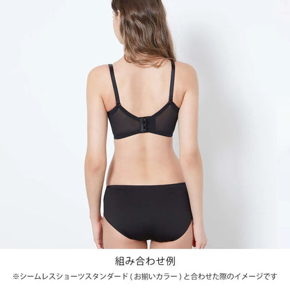 【新商品】ビスチェリーナノンレース ブラジャー ブラック【C65 - M90 】