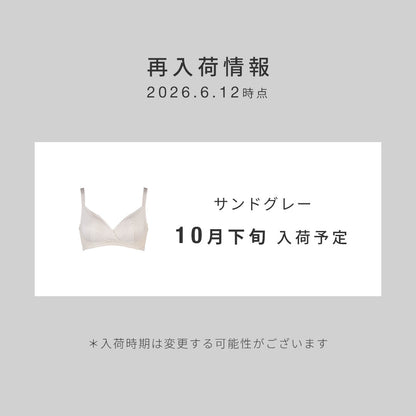 【新商品】ノンワイヤーブラ ブラジャー サンドグレー【 C65 - K90 】