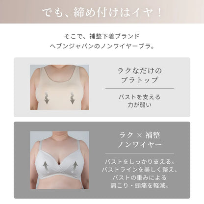 ノンワイヤーブラ