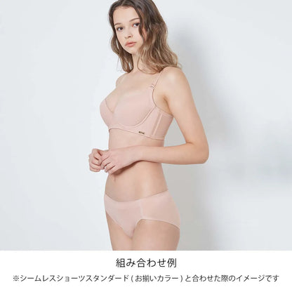 元祖脇肉キャッチャーノンレース ブラジャー ヌーディベージュ【 C65 - K90 】