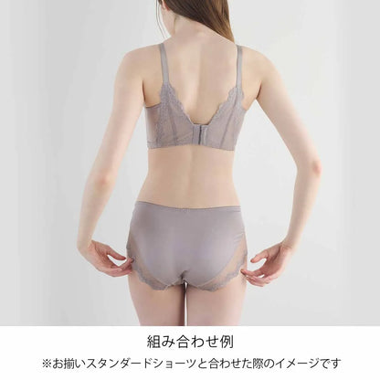 【新色】ビスチェリーナ 補整 ブラジャー グレー【C65-M90】