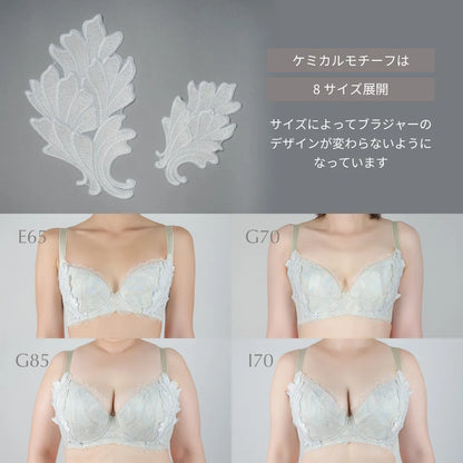 【予約ホリデーコフレ】シン・胸不二子ブラ 補整 ブラジャー ルミナス【C65-M90】