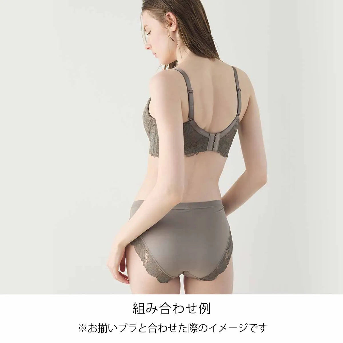 【新色】贅沢脇肉キャッチャー スタンダードショーツ ダークグレー【M-3L】