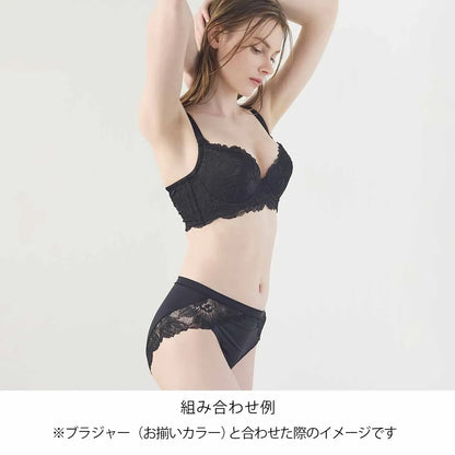 【新商品】贅沢脇肉キャッチャー スタンダードショーツ ブラック【M-3L】