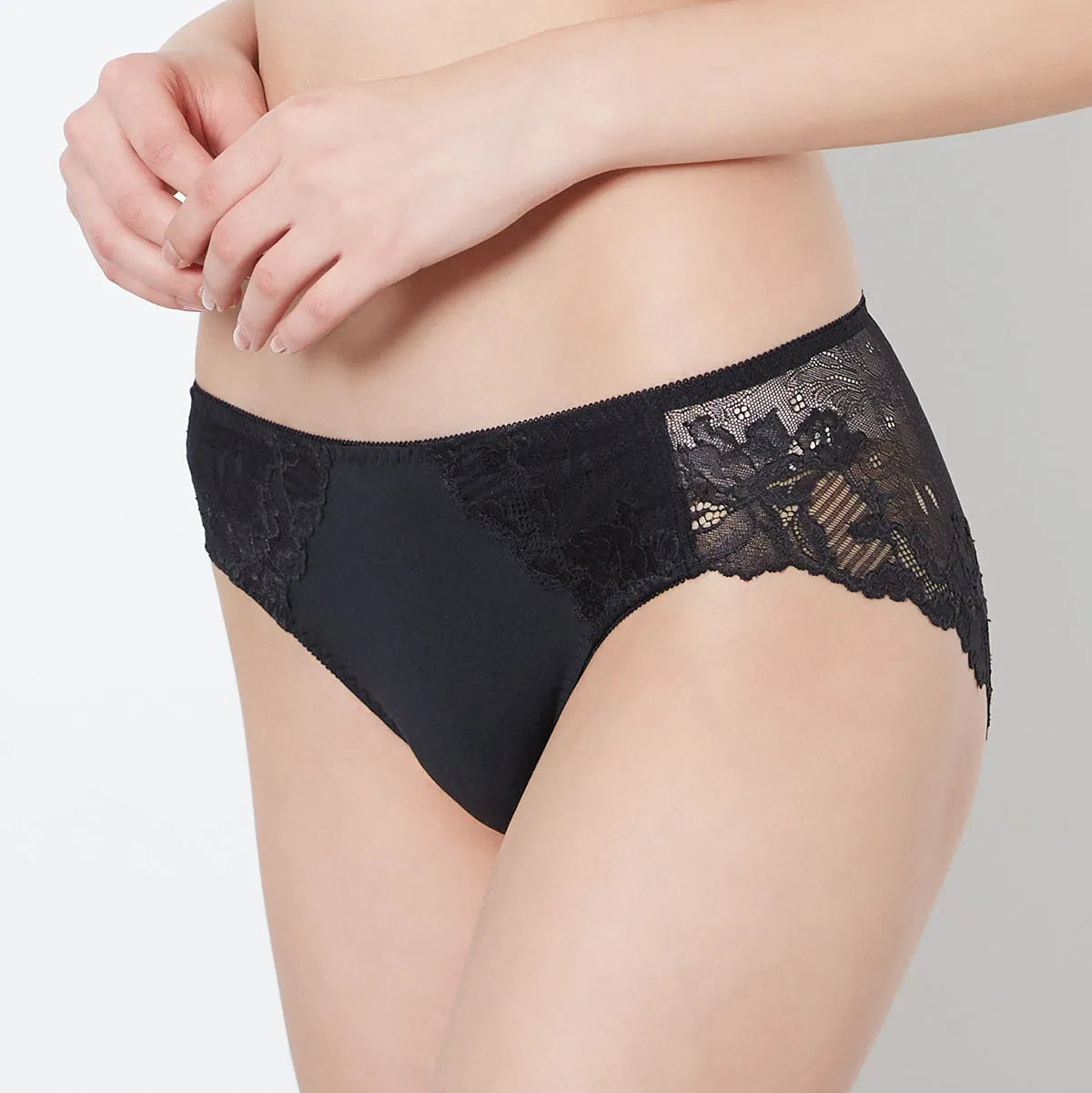 特上脇肉キャッチャー スタンダードショーツ レディブラック【 M - 3L 】