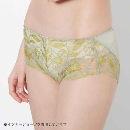【新色】贅沢脇肉キャッチャー ボーイレングスショーツ カーキ【 M - 3L 】