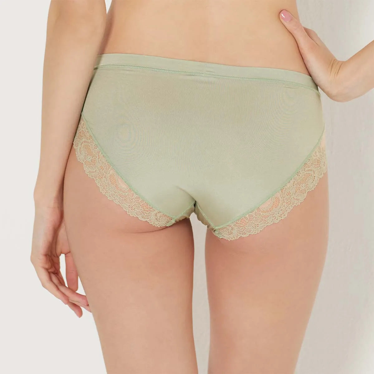 【新色】どんとこいブラ スタンダードショーツ パールグリーン【 M - 3L 】