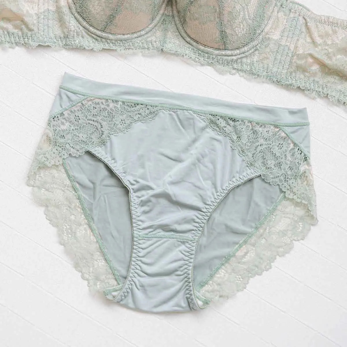 【新色】どんとこいブラ スタンダードショーツ パールグリーン【 M - 3L 】