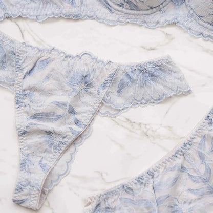 【新色】贅沢脇肉キャッチャー Tバックショーツ ブルーグレー【 M - LL】