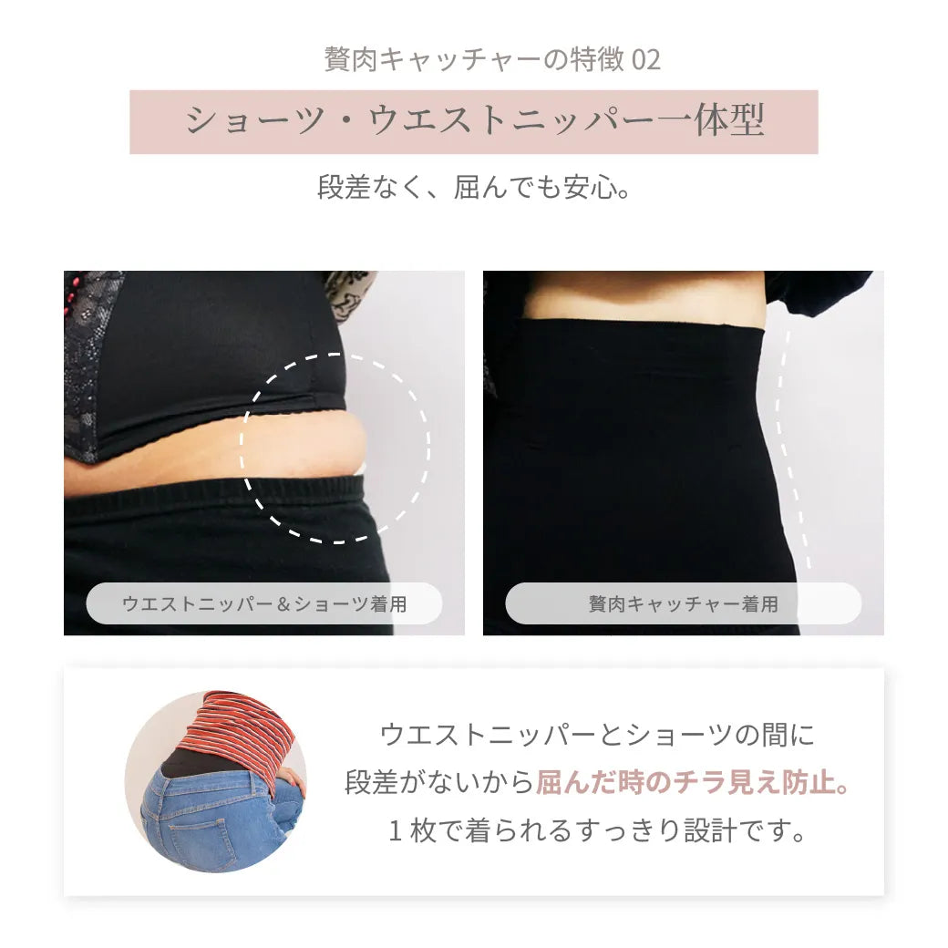 贅肉キャッチャー ハイウエスト　ウエストニッパー