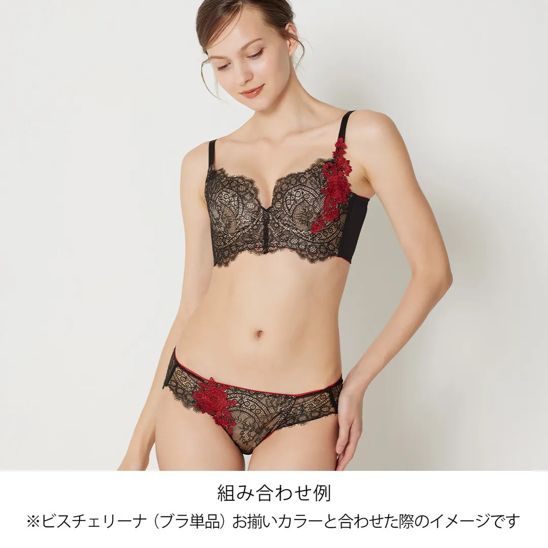 【新色】25AWホリデーコフレ ビスチェリーナ スタンダードショーツ ブラックガーネット【 M - 3L 】