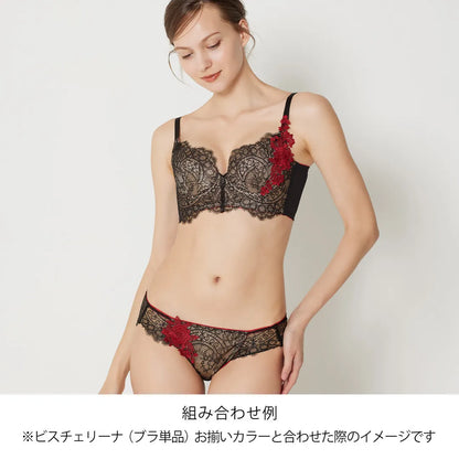 【新色】25AWホリデーコフレ ビスチェリーナ スタンダードショーツ ブラックガーネット【 M - 3L 】