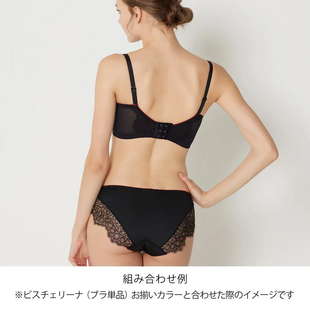 【新色】25AWホリデーコフレ ビスチェリーナ スタンダードショーツ ブラックガーネット【 M - 3L 】