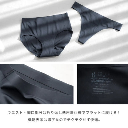 【新商品】吸水ショーツ 3枚セット ブラック【 M - 3L 】