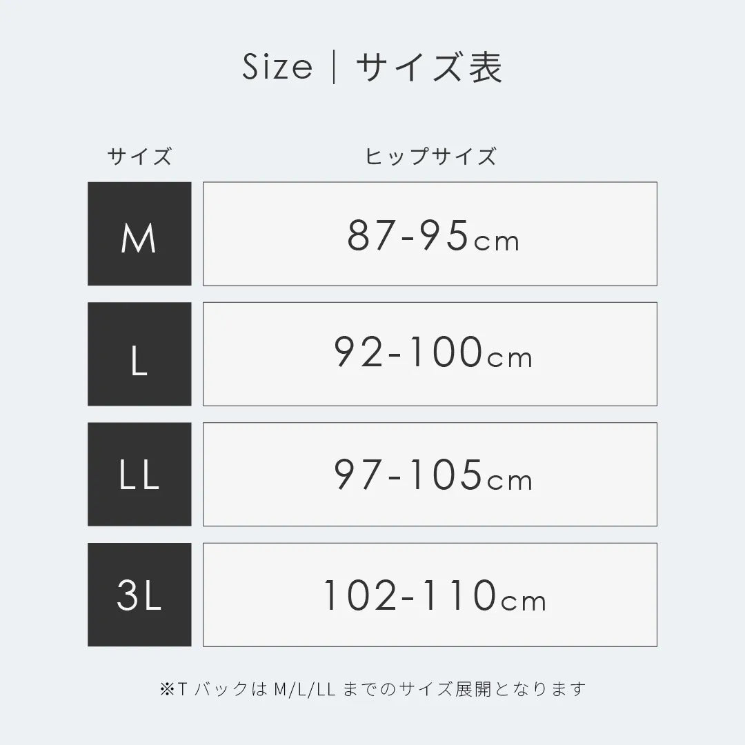 【新商品】吸水ショーツ スタンダード ブラック【 M - 3L 】