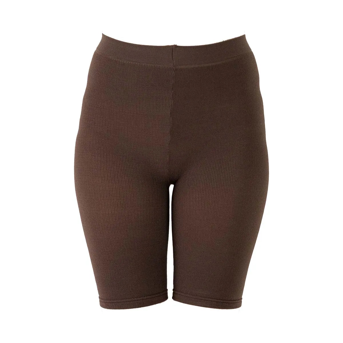 【新商品】ふわぽか3分丈パンツ ブラウン【M-L】