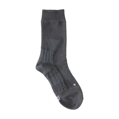 疲れしらずのくつした ロング先丸 ブラック【22-25cm】