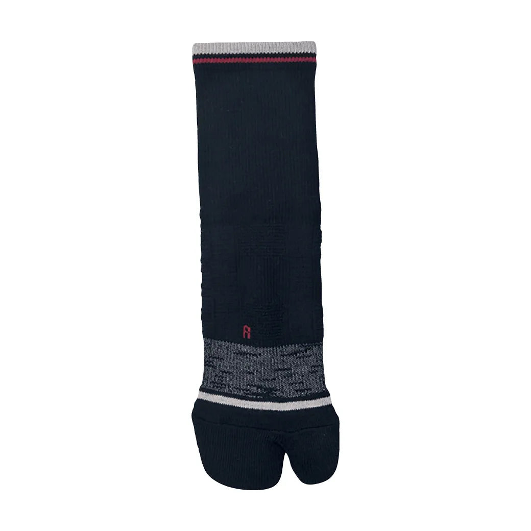 テニス＆ゴルフをする靴下 ブラック【22-25cm】