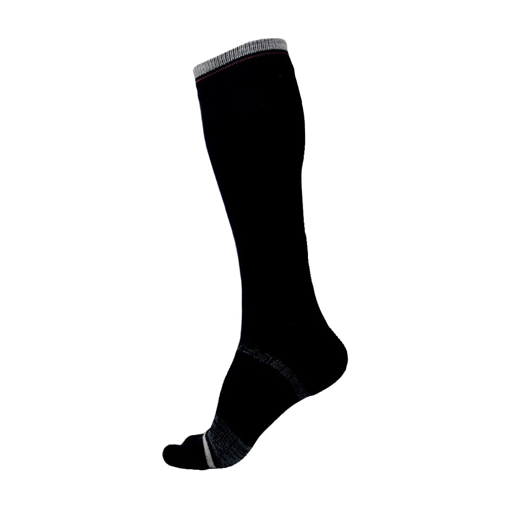ゴルフの靴下ハイソックスタビ ブラック【22-25cm】