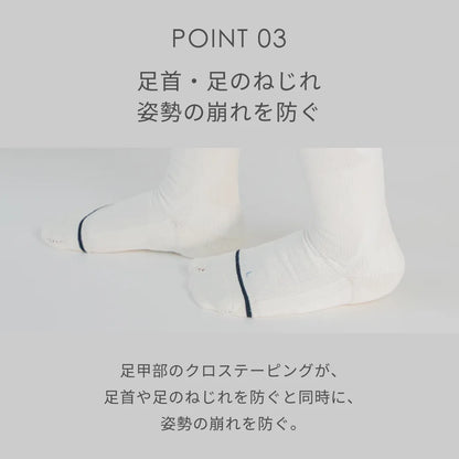 ゴルフの靴下ハイソックスタビ ブラック【22-25cm】